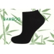 Turecké čierne bambusové krátke ponožky