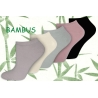 Bambusové dámske ponožky - 5-párov