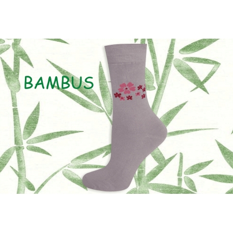 Ružové dámske ponožky s bambusovým vláknom