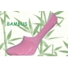 Neviditelné dámske ružové bambusové ponožky