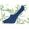 Neviditelné dámske modré bambusové ponožky
