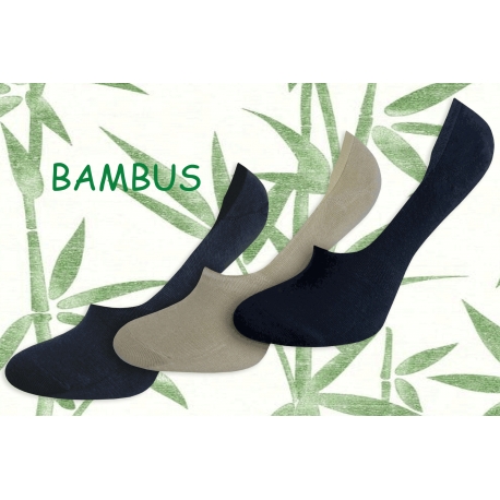 3-páry bambusových neviditeľných ponožiek