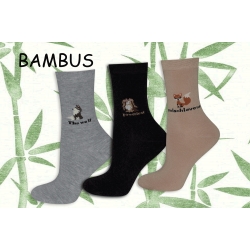 3 v 1. Bambusové ponožky so zvieratkami.