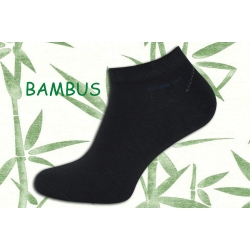 Tmavo šedé bambusové krátke ponožky. COME ON.