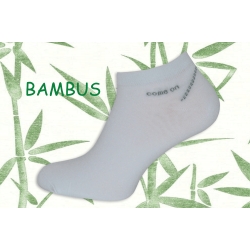 Biele bambusové krátke ponožky. COME ON.