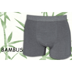 Bambusové pánske sivé boxerky
