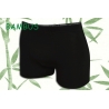 Jednofarebné čierne bambusové boxerky