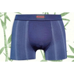IBA ,,L"! Bambusové modré boxerky so vzorom