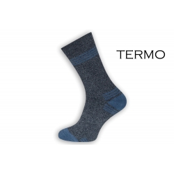 Sivo modré pánske termo ponožky