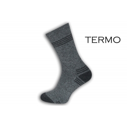 Sivo čierne pánske termo ponožky