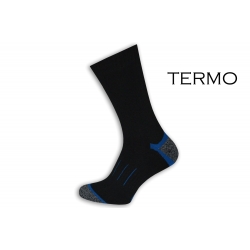Čierne termo športové ponožky. Blue.