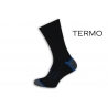 Čierne termo športové ponožky. Blue.