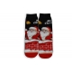 Čierne dámske vianočné ponožky
