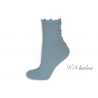 95% bavlnené modré dámske ponožky.