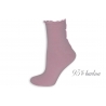 OBVOD 40 cm. 95% bavlnené ružové dámske ponožky.