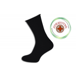 IBA 43-46! Teplé čierne zdravotné ponožky