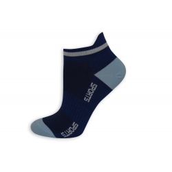 Modré športové dámske ponožky