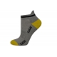 Sivo-žlté  športové dámske ponožky