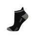 Čierno-sivé športové dámske ponožky