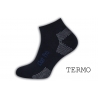 Teplé krátke ponožky - modré