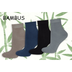Stredne vysoké bambusové ponožky. 4 páry.