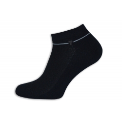 95% bavlnené krátke modré ponožky